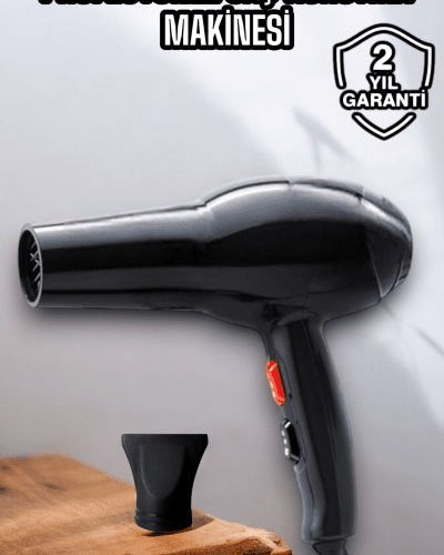 Tüm Saç Tiplerine Uygun, İki Kademeli Hız Ayarlı Fön Makinesi