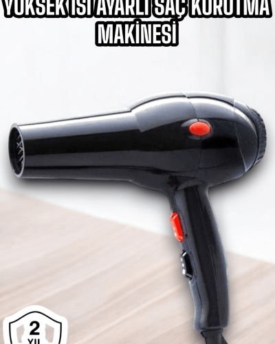 2200 Watt Profesyonel Saç Kurutma Makinesi Güçlü ve Dayanıklı Tasarım