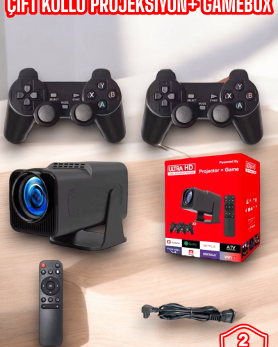 2000+ Oyun ve Popüler Uygulama Destekli Çok Fonksiyonlu Projeksiyon