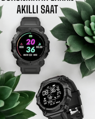 Unisex Tasarımıyla Klasik ve Spor Kombinlere Uygun Akıllı Saat
