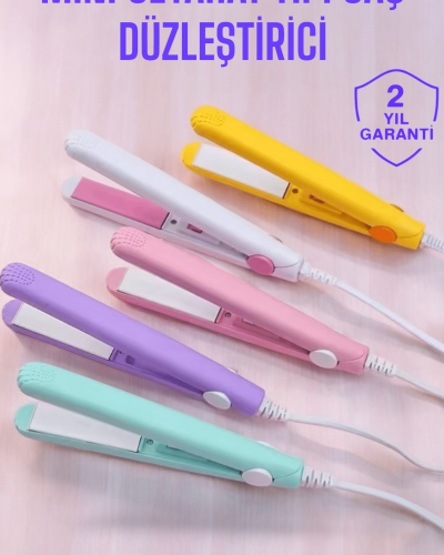 Seramik Kaplama Taşınabilir Mini Saç Düzleştirici Seyahat Dostu Tasarım