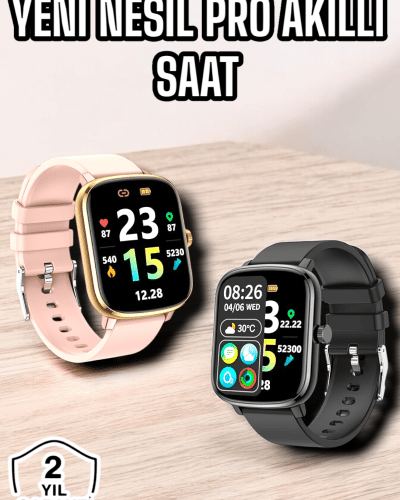 Yeni Nesil Akıllı Saat Arama Bildirimleri, Uyku & Kalp Atış Takibi