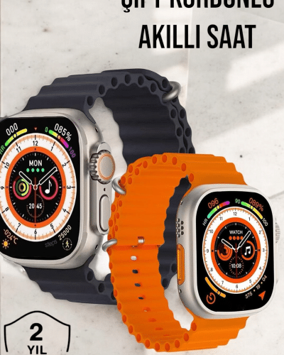 Bluetooth Bağlantılı Nabız, Kan Basıncı, Oksijen Ölçer Akıllı Saat