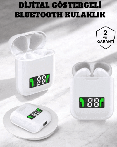 Dokunmatik Kontrol ve LED Göstergeli TWS Bluetooth Kulaklık
