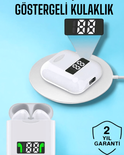 Kablosuz Müzik Keyfi Sunan LED Şarjlı TWS Bluetooth Kulaklık