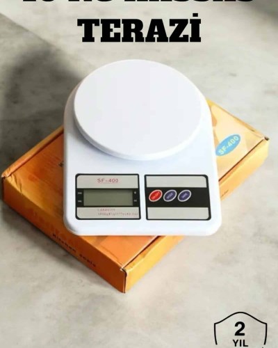 Hassas Terazi 10 kg Kapasiteli, Yüksek Hassasiyetli Dijital Mutfak Tartısı