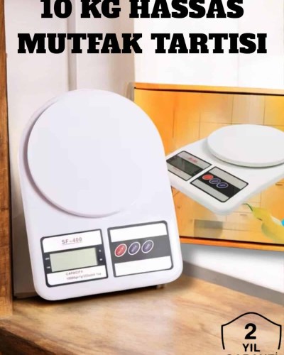Net LCD Ekran ve Otomatik Kapanma Özelliği ile Uzun Ömürlü Dijital Mutfak Tartısı