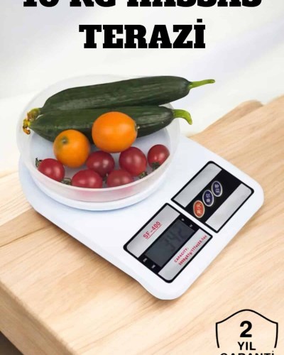 Kompakt Tasarım ve Tek Tuşla Sıfırlama Özelliğiyle Kullanımı Kolay Mutfak Tartısı