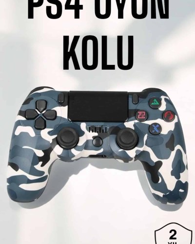 PS4 Oyun Kolu Kamuflaj Desenli Joystick
