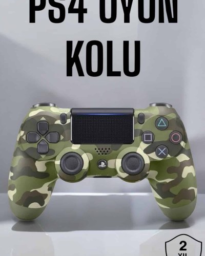 PS4 Oyun Kolu Kamuflaj Desenli Joystick