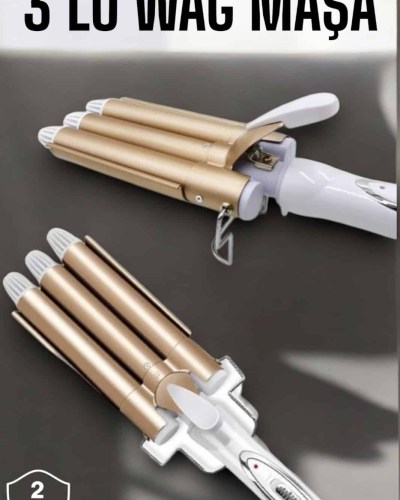 Wag Maşa Yüksek Isı Ayarlı Su Dalga Maşası