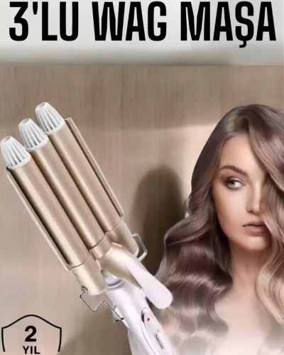 Wag Maşa Negatif İyon Teknolojili Isı Ayarlı Saç Maşası