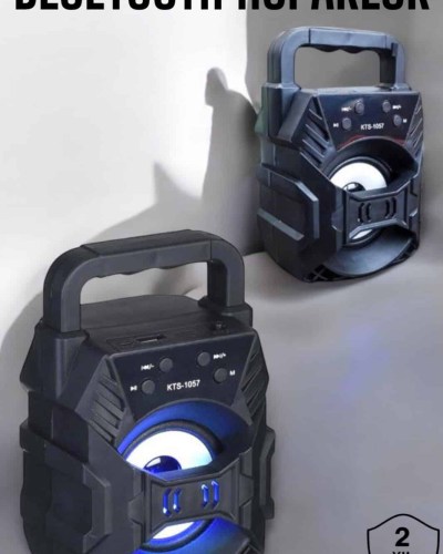 Taşınabilir Bluetooth Hoparlör Led Işıklı Uzun Pil Ömrü