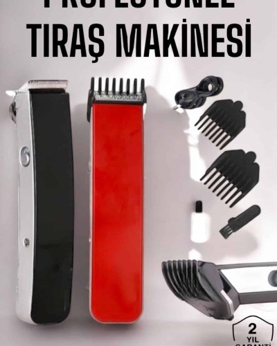 Paslanmaz Çelik Şarjlı Tıraş Makinesi Pratik ve Keskin Performans