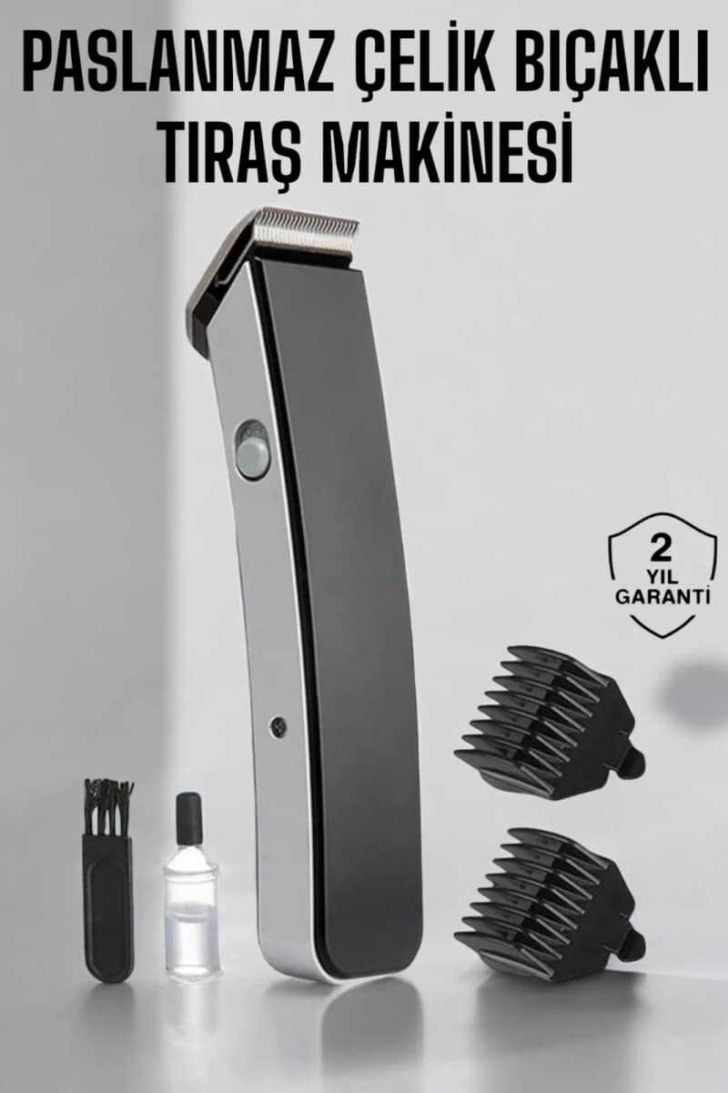 Erkeklere Özel Tıraş Makinesi Kablosuz ve Hassas Kesim