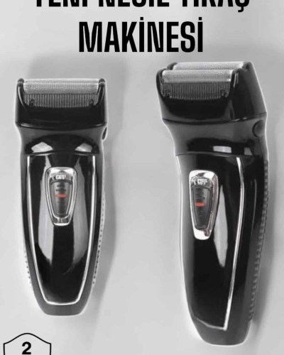 Şarjlı Paslanmaz Çelik Bıçaklı ve Kablosuz Saç Sakal Tıraş Makinesi