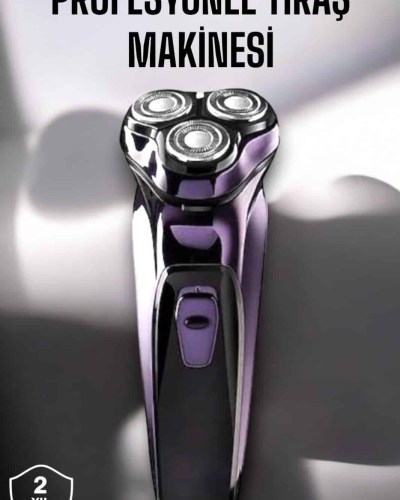 Profesyonel Şarjlı Saç ve Sakal Tıraş Makinesi Hassas Kesim