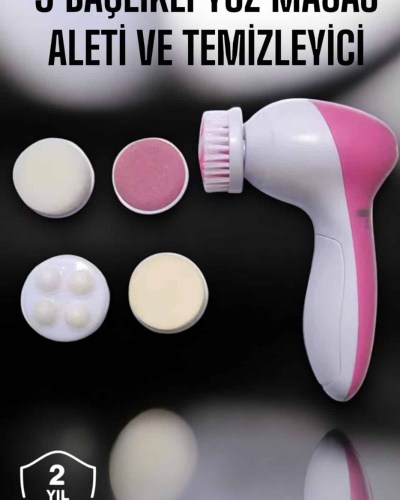 5 Fonksiyonlu Kablosuz Yüz Temizleme Cihazı ile Derinlemesine Cilt Bakımı
