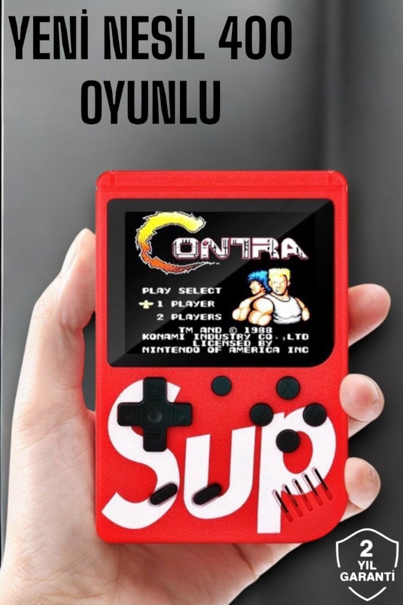 Çocuklara Özel SUP 400 Oyunlu Mini Oyun Konsolu