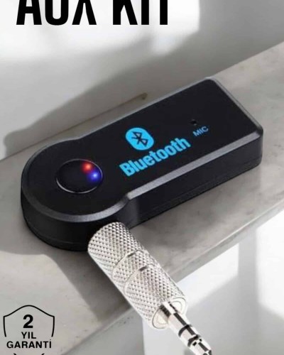 Bluetooth Araç Kiti Bt 350 Aux Çıkışlı Tüm Araçlara Uyumlu