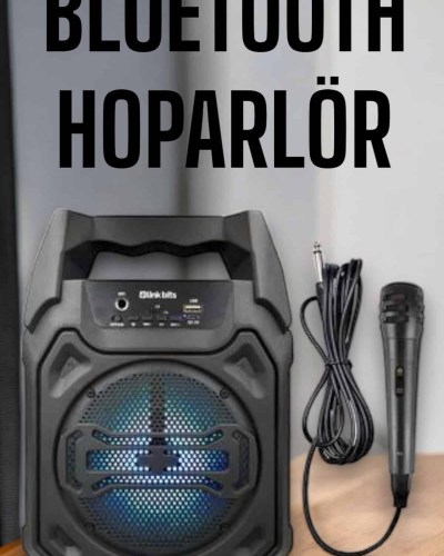 Güçlü ve Şarj Edilebilir Bluetooth Hoparlör 6.5 İnç