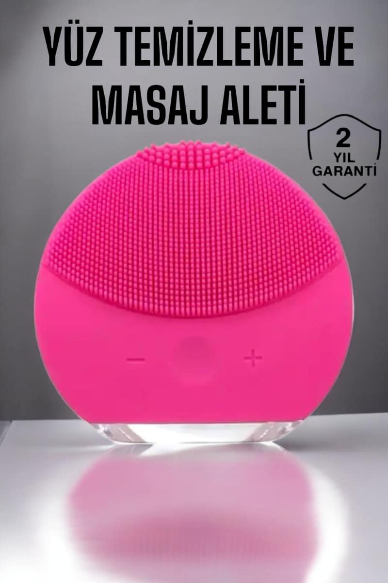 Profesyonel Yüz Temizleme Masaj Aleti Su Geçirmez, Kablosuz Şarj Özellikli Kolay Temizlenebilir