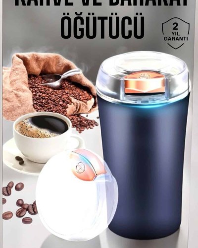 Otomatik Kahve ve Baharat Öğütücü Kolay Ve Taşınabilir