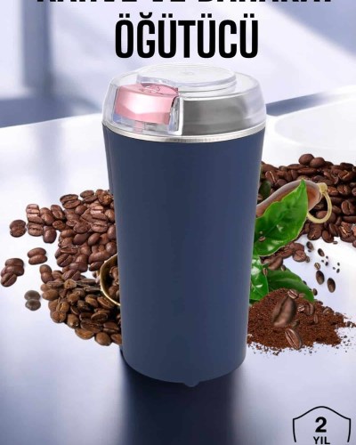 Taşınabilir Kahve & Baharat Öğütücü, Kolay Temizlenebilir ve Uzun Ömürlü Paslanmaz Çelik