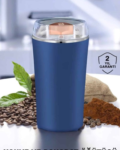 Kahve Ve Baharat Öğütücü Dayanıklı Paslanmaz Çelik Kolay Kullanım