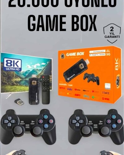 8K Premium 20.000 Oyunlu Gamebox TV Uyumlu