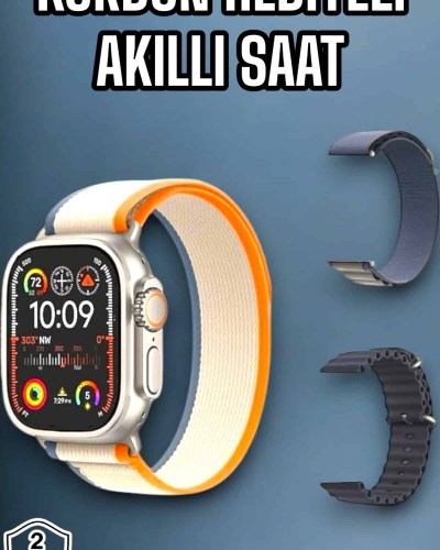 Akıllı Saat Android ve İOS Uyumlu NFC Ve GPS Özelliği Arama Cevaplayan