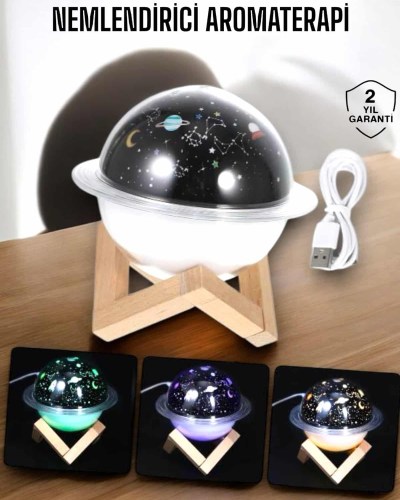Aromaterapi Hava Nemlendirici Masa ve Gece Lambası