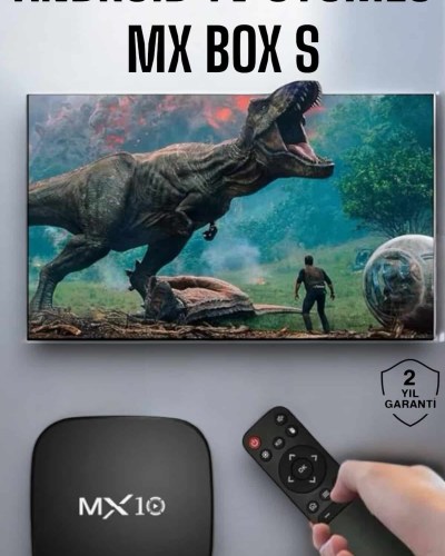 4K TV Uyumlu HD Çözünürlüklü Mx Box S 8 GB
