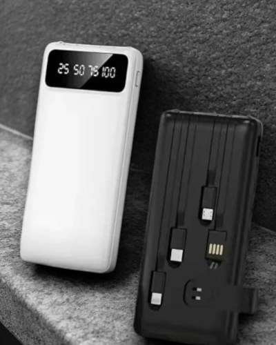 Powerbank 20.000 Mah LCD Ekran USB Lightning Type-C Uyumlu İOS ve Android