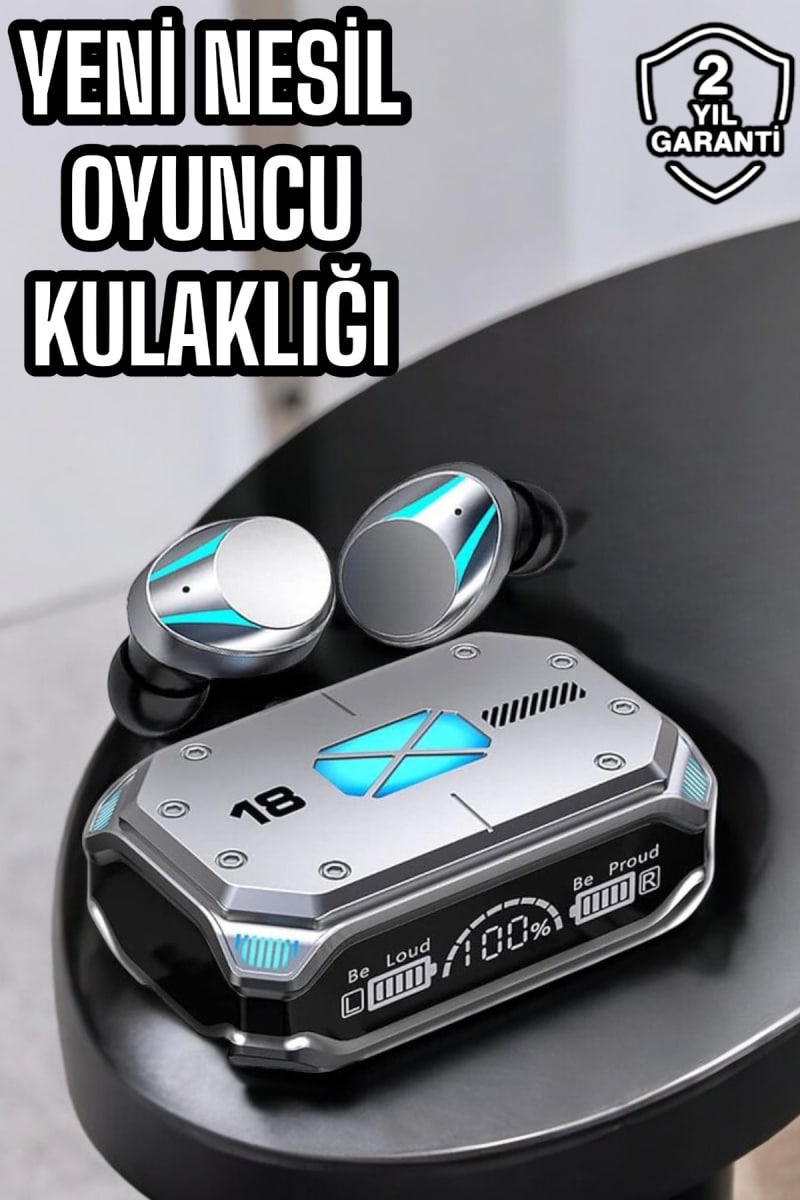 Yeni Nesil Kablosuz Bluetooth Kulaklık Dijital Göstergeli 5.3 Bluetooth