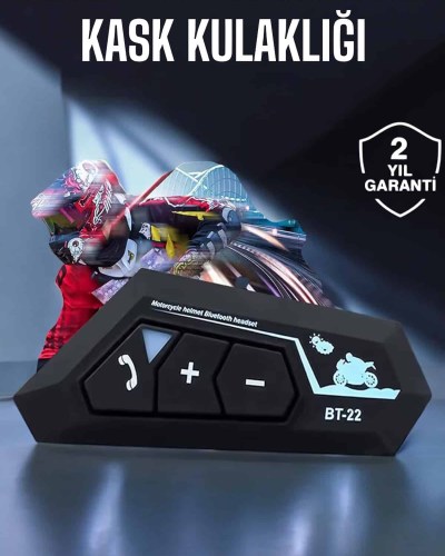Kask Kulaklık Bluetooth Motosiklet Kulaklık Intercom Su Geçirmez