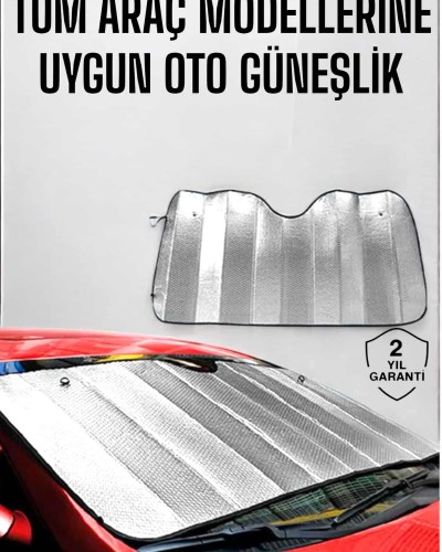 Oto Güneşlik Tüm Araç Tiplerine Uygun Isı Önleyici