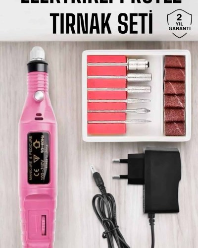 Nasır Temizleyici Manikür Pedikür Seti Elektrikli USB Girişli