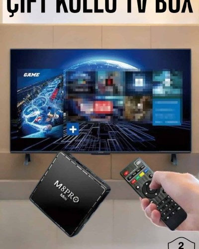 TV Game Box Netflix Youtube 1000 Oyunlu Android Oyun Konsolu Kumandalı