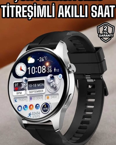 Akıllı Saat Tema Değiştirme Titreşimli Bluetooth Bağlantılı NFC Ve GPS Uyumlu