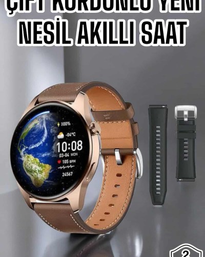 Akıllı Saat Sesli Görüşme NFC ve GPS Uyumlu Bluetooth Bağlantılı