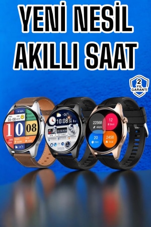Akıllı Saat Çok Fonksiyonlu Yeni Nesil Bluetooth Bağlantılı Sesli Görüşme