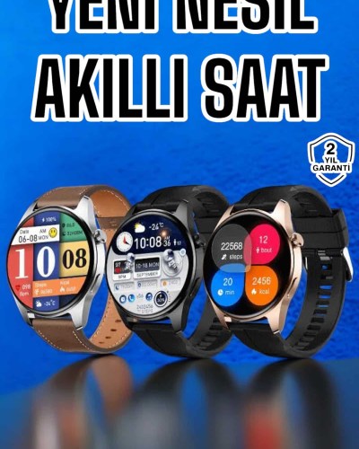 Akıllı Saat Çok Fonksiyonlu Yeni Nesil Bluetooth Bağlantılı Sesli Görüşme