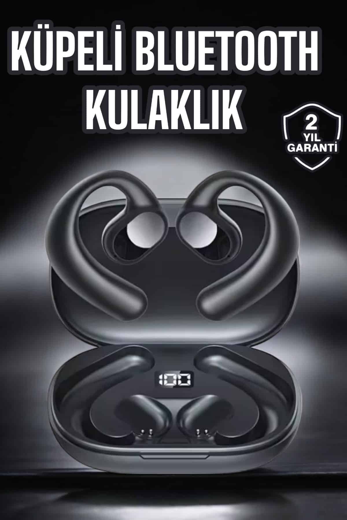 Bluetooth Kulaklık Küpe Görünümlü Yüksek Ses Kaliteli Gamer Kulaklık