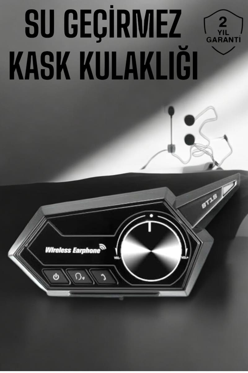 Motorcu Kulaklığı Kask Kulaklığı ANC Özelliği Sesli Görüşme Özelliği