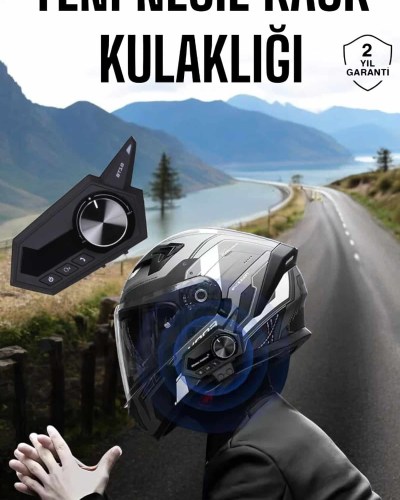 Intercom Kask Kulaklığı ANC Özelliği Yüksek Ses Kaliteli Bluetooth Kulaklık