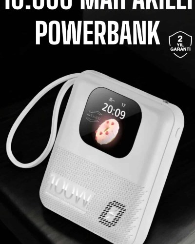 Powerbank Ekranlı Çok Fonksiyonlu Müzik Dinleme Kitap Okuma