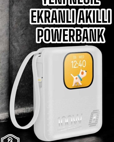 Yeni Nesil Akıllı Powerbank 10.000 MAH Çok Fonksiyonlu Müzik Dinleme