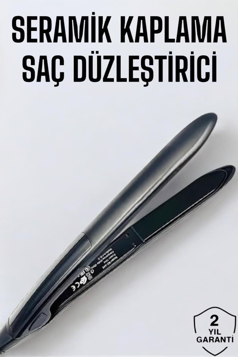 Saç Düzleştirici Led Ekranlı Isı Ayarlı Seramik Kaplama Profesyonel