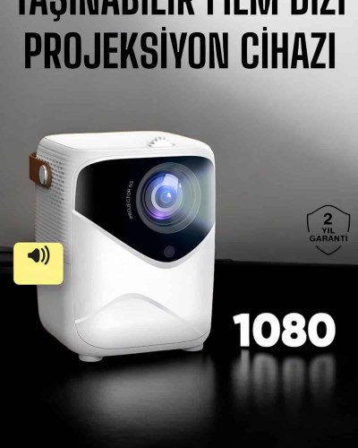 Taşınabilir Android Projeksiyon Wifi Destekli 4K Multimedia Tabanlı Ev Ve Ofis Tipi